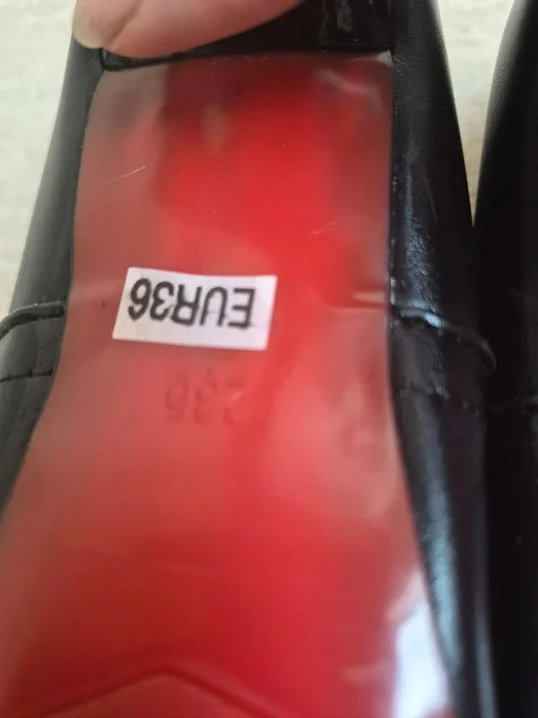 Botas de tacón negras con punta de almendra y cierre de cremallera talla EU36 – photo 6